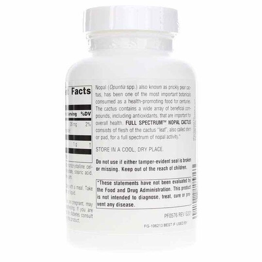 Nopal Cactus 1000 Mg Full Spectrum, PLH